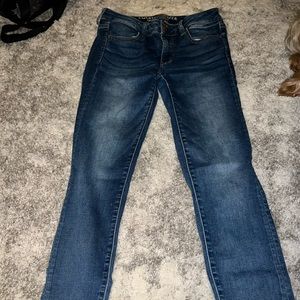 American Eagle Jegging Jean, Size 4, Dark Wash